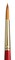 Princeton Series 4050 Heritage Synthetic Sable Brush-Short Handle Round Size 8